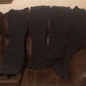 4 Pair Black Pants